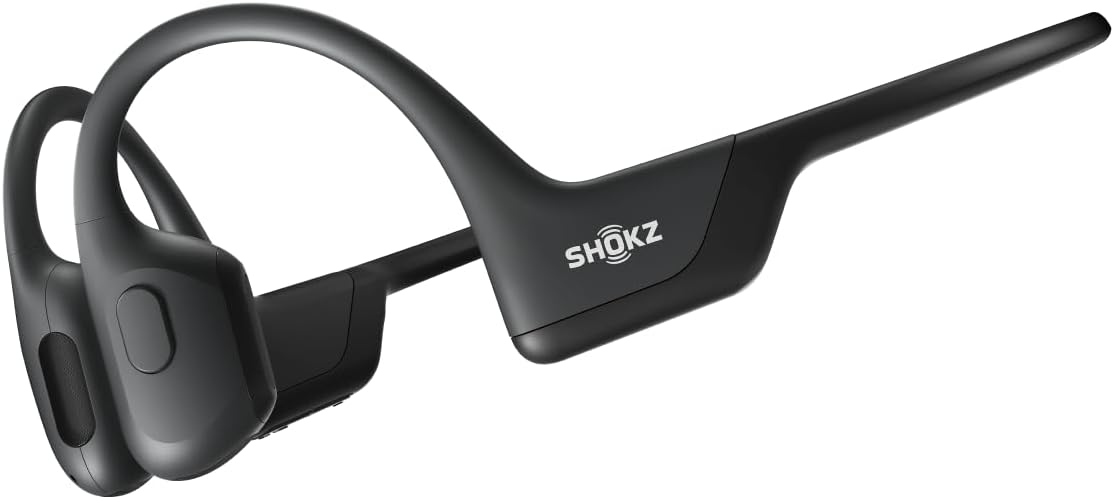 SHOKZ OpenRun Professional-Bone Conduction Headphones, Open-Ear Bluetooth Wi-fi Sport ...