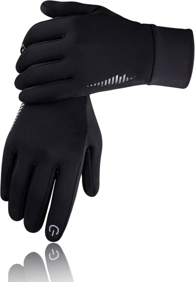 SIMARI Winter Gloves Girls Males Ski Snow Gloves Liner Thermal Heat Contact Display, ...