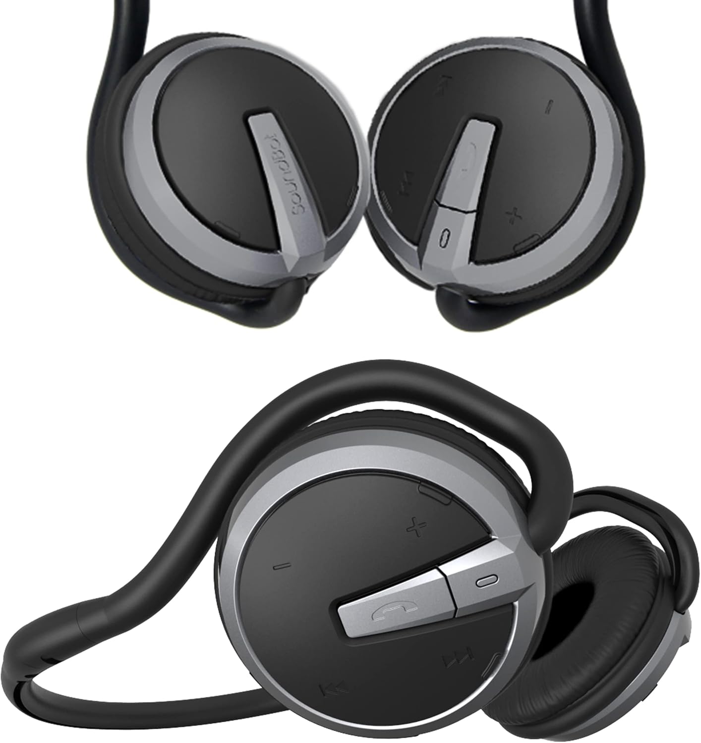 Soundbot SB221 HD Wi-fi Bluetooth 4.0 Sports activities-Lively Headphones for 20Hrs Musi...