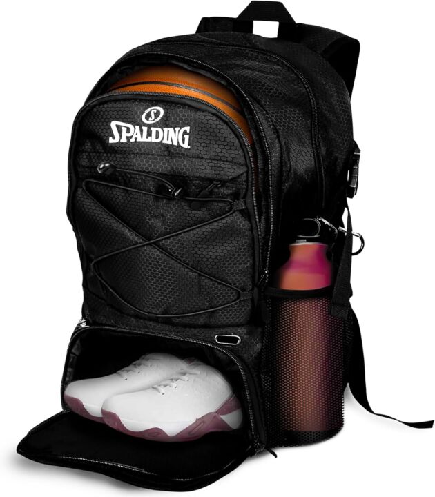 Spalding Basketball Backpack Sports activities Bag Final Version | Giant Black Backpack ...