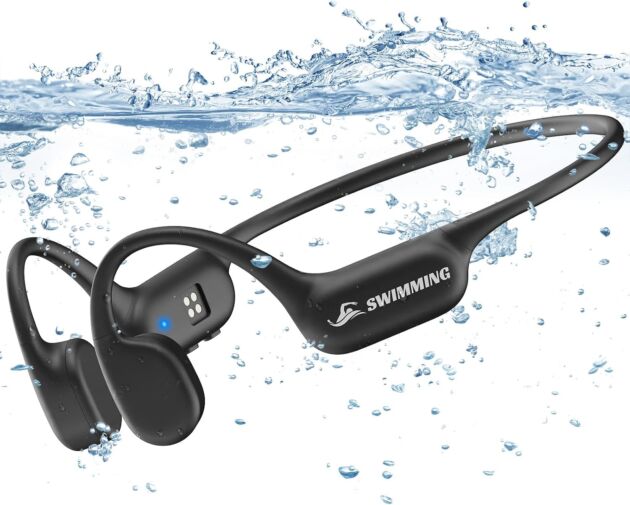 Swimming Headphones, Bone Conduction Headphones, 5.4 Bluetooth wi-fi open Ear...