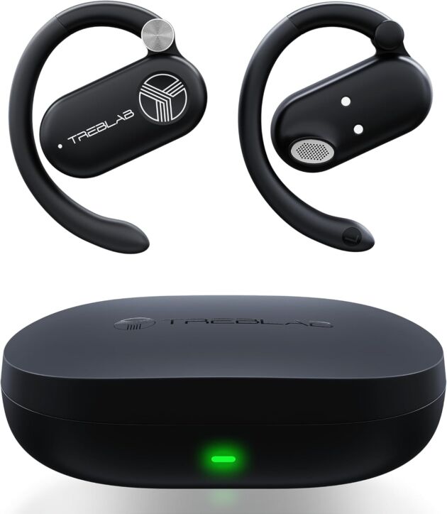 TREBLAB X-Open - True Open Ear Wi-fi Earbuds, Light-weight Consolation, Behind-Ear...
