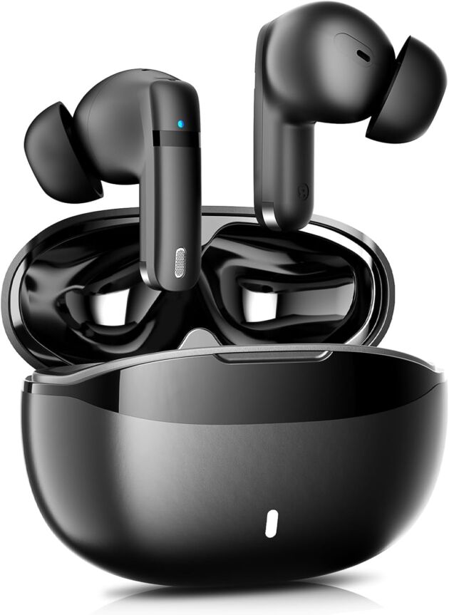 Wi-fi Earbuds, 100H Bluetooth 5.4 Headphones, ENC+ ANC Noise Cancelling Contact...