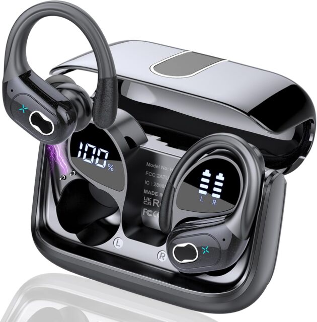 Wi-fi Earbuds 75hrs Bluetooth 5.4 Headphone Sport, 2026 Bluetooth Earbuds Ste...