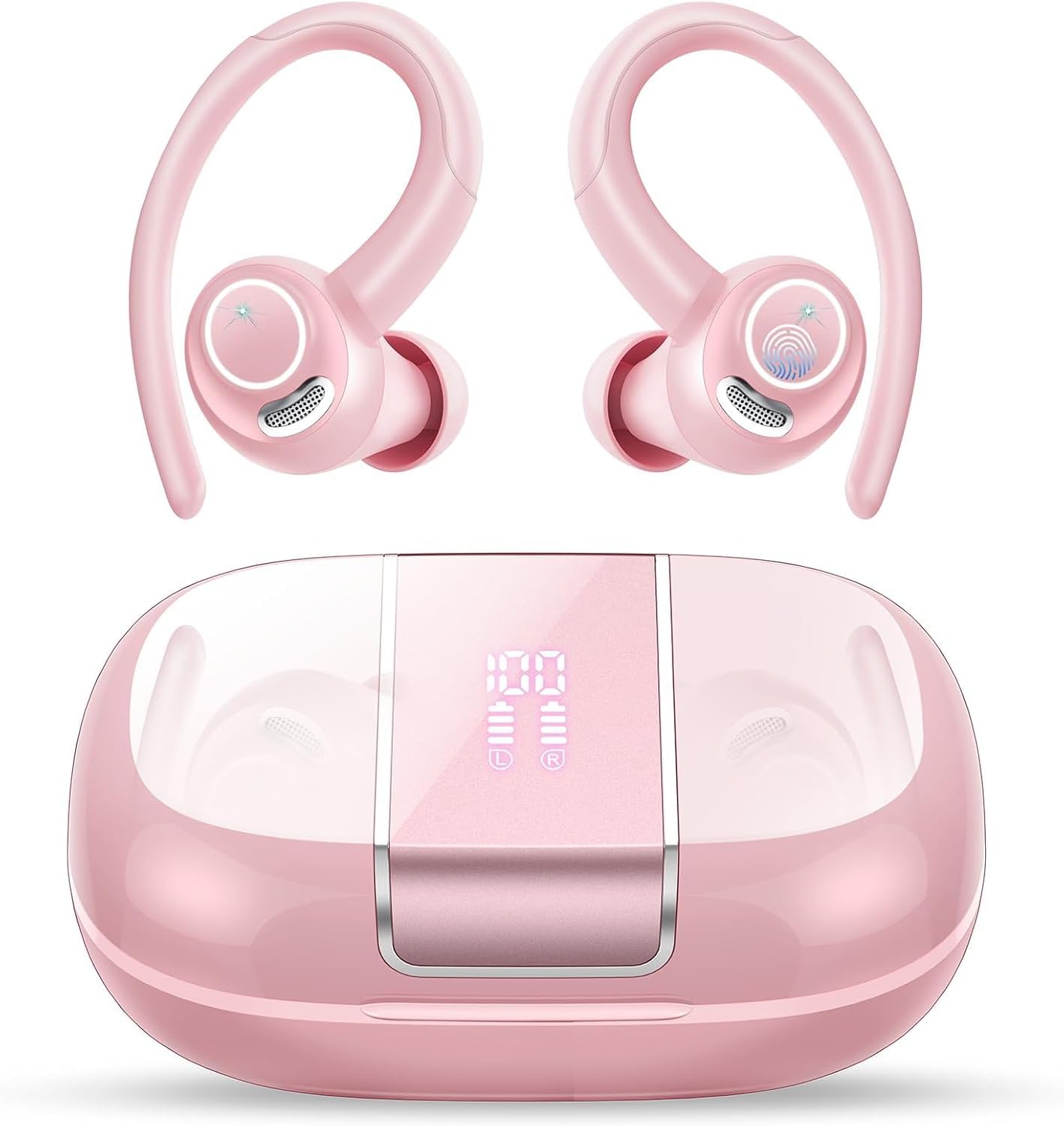 Wi-fi Earbuds Bluetooth 5.3 Headphones Sports activities, 48Hrs Playtime Bluetooth Earbu...