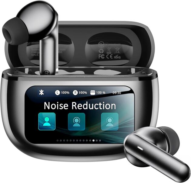 Wi-fi Earbuds, Ear Buds Energetic Noise Cancelling with Charging Case, 6.0 Bluet...