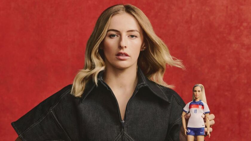 World Cup-winning soccer star Chloe Kelly is now a Barbie