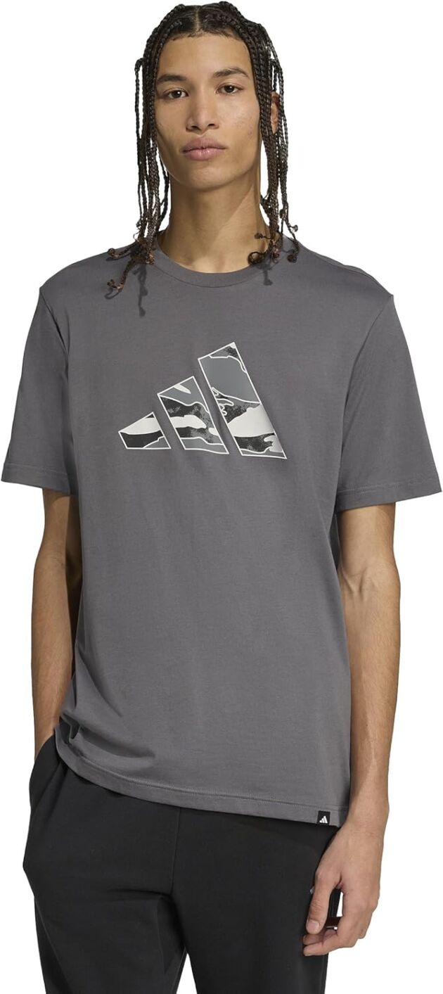 adidas Males's Camouflage Graphic T-Shirt