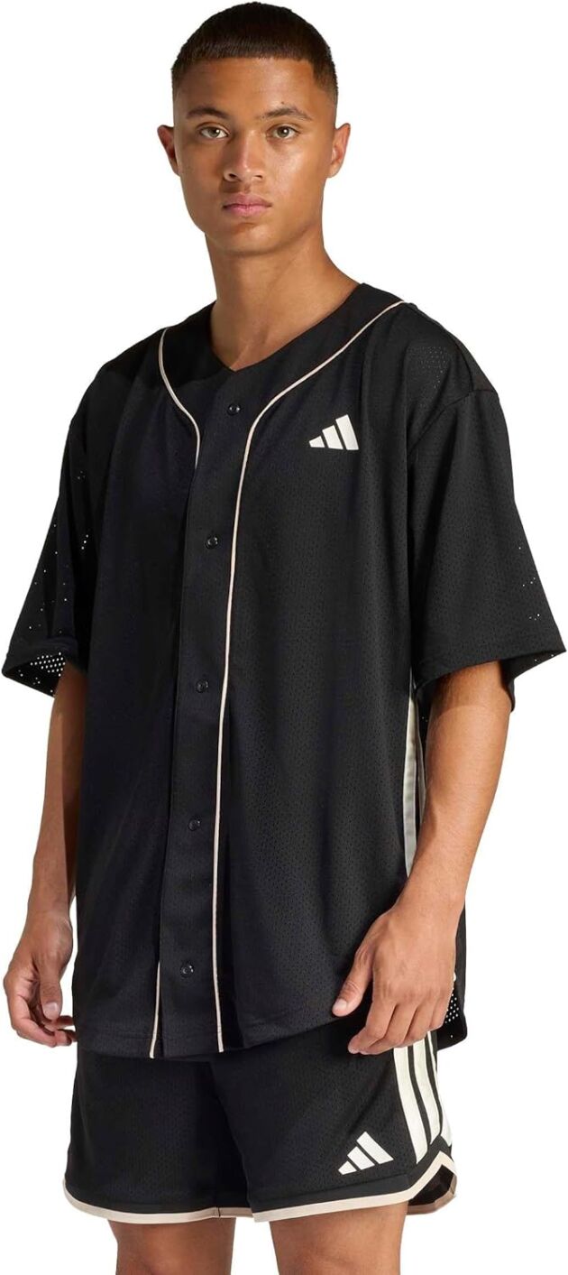 adidas Males's Stadium Seasonal Basketball Shirt