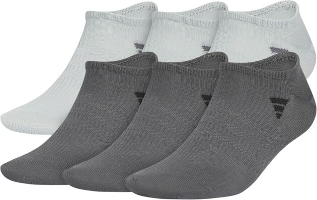 adidas Males's Superlite No Present Socks (6 Pairs) Light-weight & Breathable