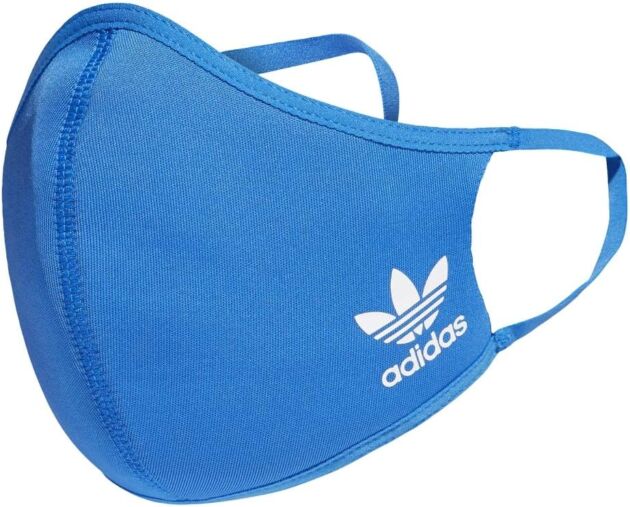 adidas Originals Customary Face Covers 3-Pack, Bluebird, Medium/Giant