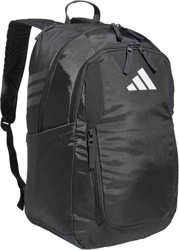 adidas Stadium 4 Soccer Backpack – Staff Sports activities Bag with Ball Pocket, 36L