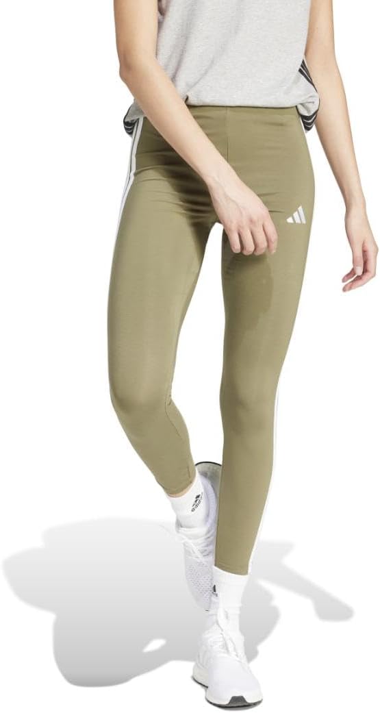 adidas Girls's Necessities 3-Stripes Cotton Leggings