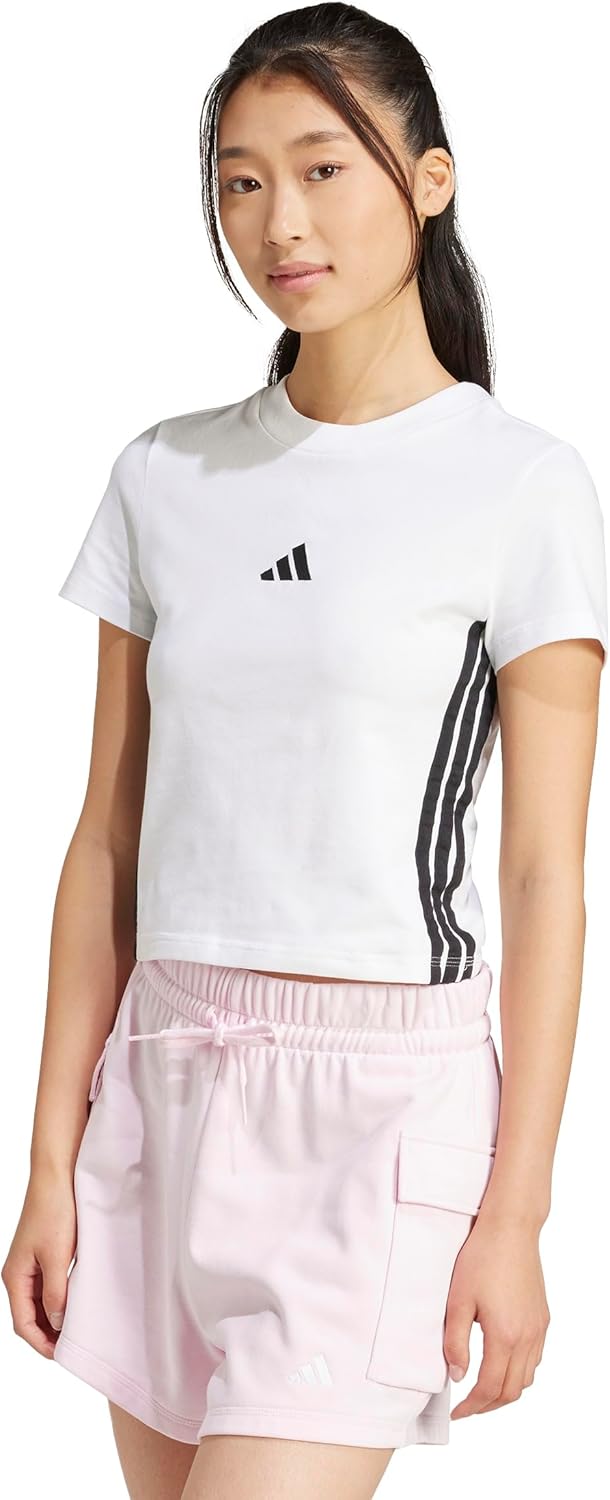 adidas Ladies's Necessities 3-Stripes T-Shirt