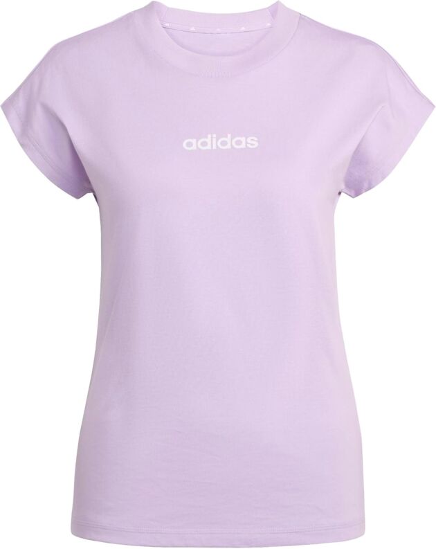 adidas Girls's Linear Single Jersey Sportswear T-Shirt