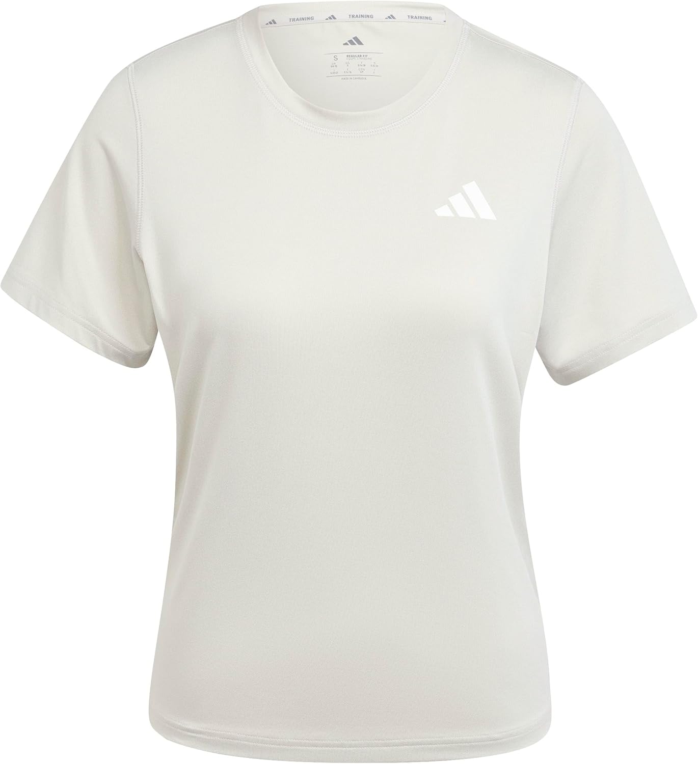adidas Ladies's Practice Necessities 3-Stripes Exercise T-Shirt