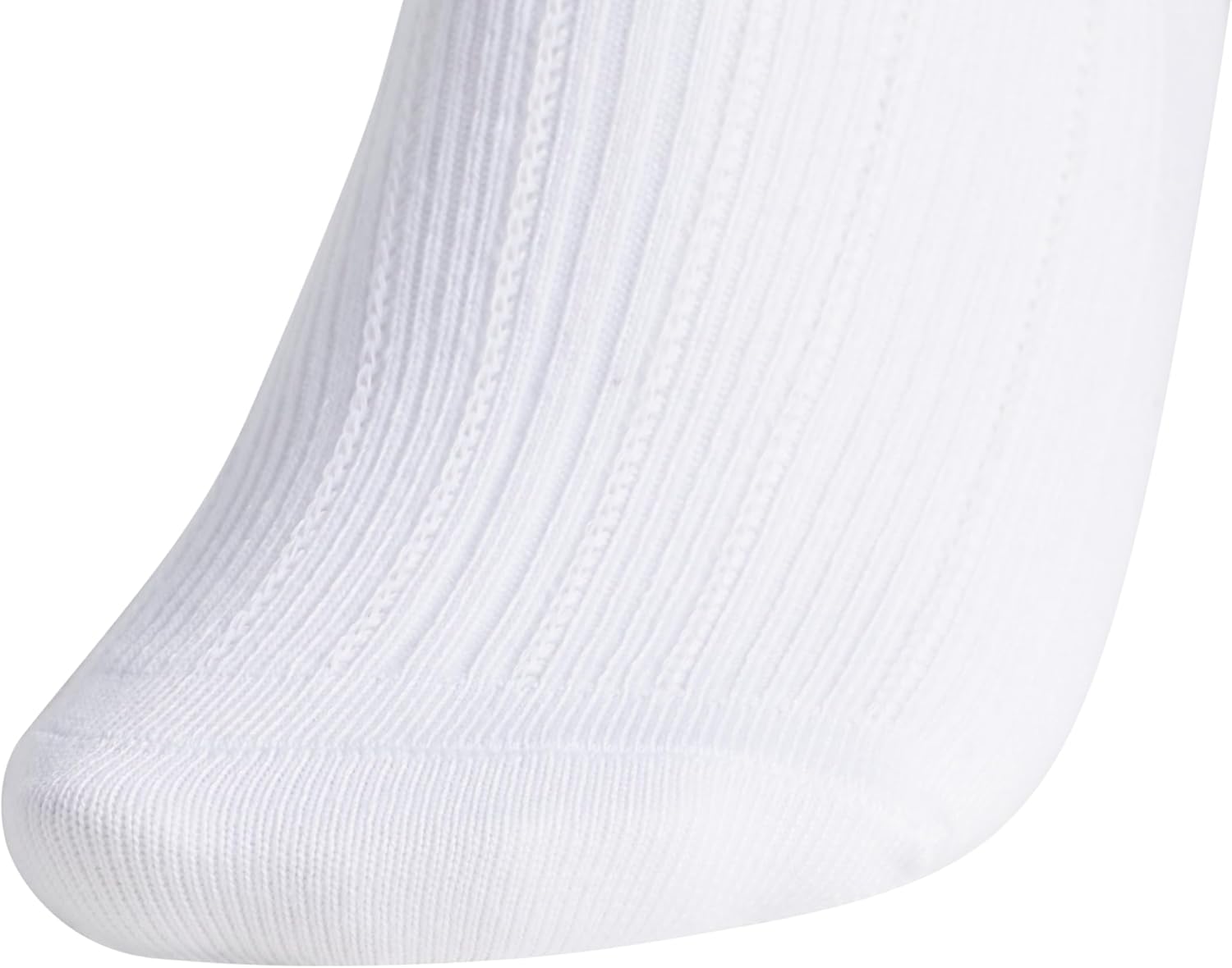 adidas womens Ruffle Socks (3 Pairs) Frilly Cuff, Quarter Ankle Peak - Image 2